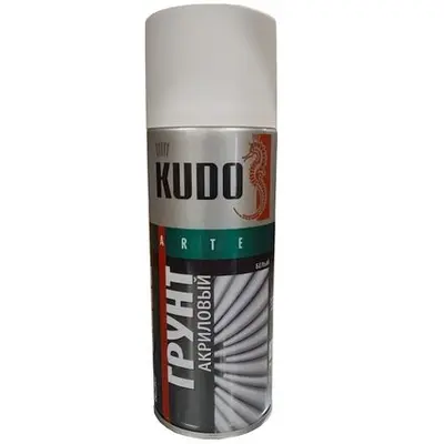 Грунт KUDO акриловый белый 520мл