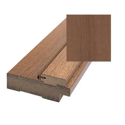 Коробка ПВХ 80х2050мм МДФ Золотая Ольха + уплотнитель / Новый Стиль /