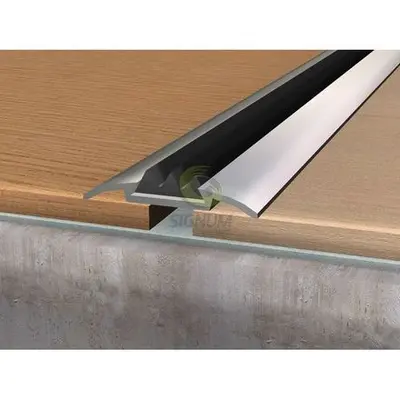 Стык 42мм  0,9м Алюминиевый с резиновой вставкой, Русский Профиль