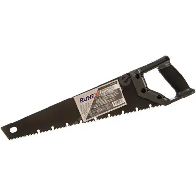 Ножовка Runex Texno по дереву 400мм, прямой зуб 7 з/д