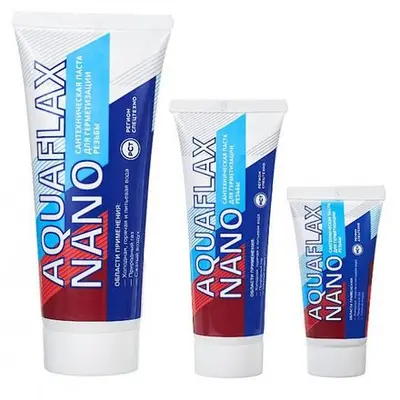 Паста сантехническая 30 гр. Aquaflax nano