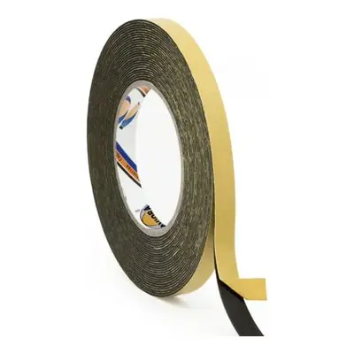 Лента двусторонняя пеноподобная для зеркал черная 12мм х 10м