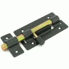 Засов СЕКРЕТ дверной ЗД-01 античное серебро круглый