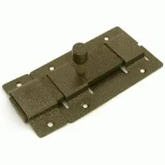 Засов СЕКРЕТ дверной ЗД-02 античная бронза плоский