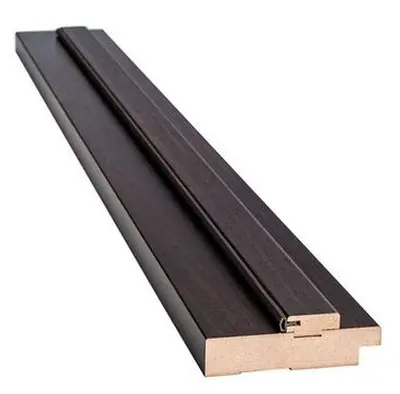 Коробка ПВХ 100х2050мм деревян. Каштан / Новый Стиль / стоевая