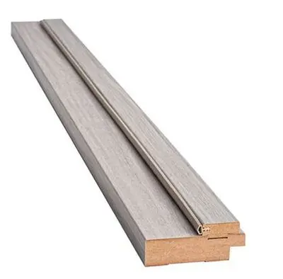 Коробка Смарт 75х2050мм телескоп. деревян. Жемчуг серебрянный / Новый Стиль / стоевая