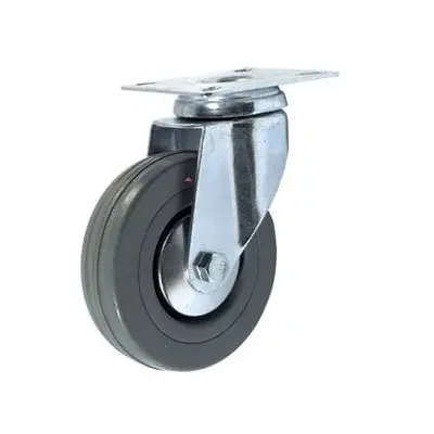 Опора колесная  50 SCg поворотная 25кг серая