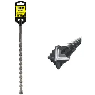Бур по бетону ГРАНИТ Quadro-X 14х 310мм SDS+ под перфоратор