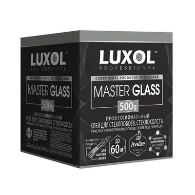 Клей обойный Luxol Master Glass 500г