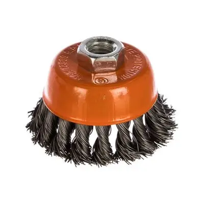 Корщетка М14 "Чашка"  75мм Sturm, стальная витая