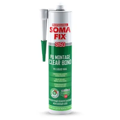 Клей Жидкие гвозди Soma Fix полиуретан., прозрач. 310мл