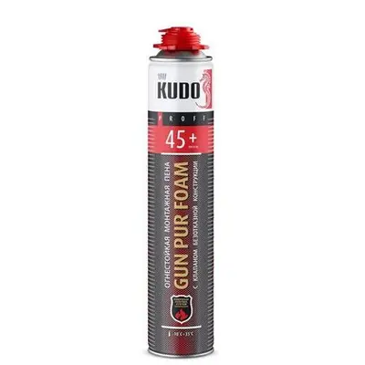 Пена монтажная Kudo Proff 45+ огнестойкая 920мл
