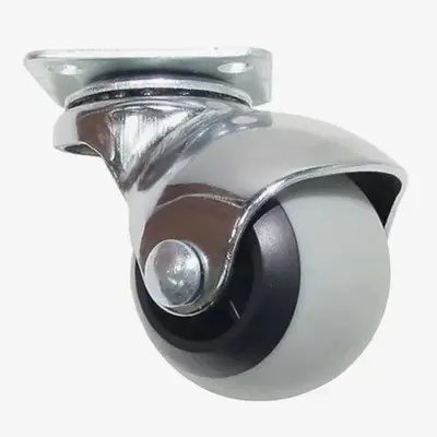 Опора колесная 50мм поворотная шар