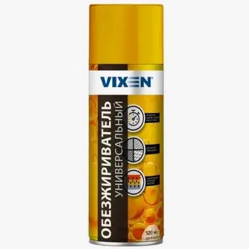 Аэрозоль Обезжириватель  520мл Vixen
