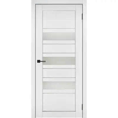 Дверь ТANDOOR Эко1 Бьянко ДО 600х2000мм. стекло мат.