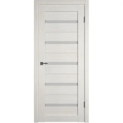 Дверь GL Light 7 600х2000мм Дуб латте бел. сат.