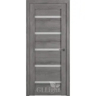 Дверь GL Light 7 600х2000мм Дуб муссон бел. сат.
