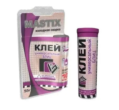 Клей Mastix Blitz 55г по влажной поверхности (холодная сварка)