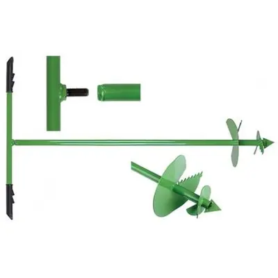 Бур садовый шнековый 1000х250мм разборный