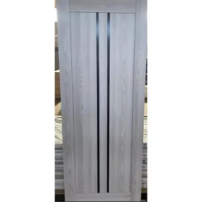 Дверь КДК Модель 111 Ривьера 800х2000мм черное стекло