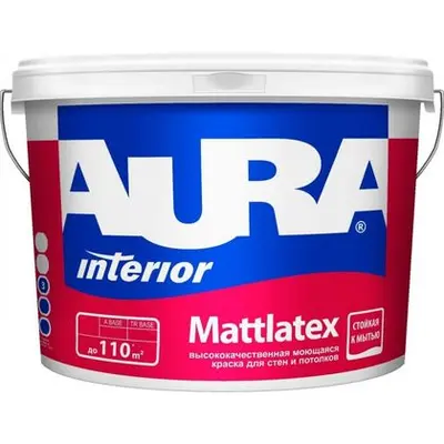Краска AURA Mattlattex основа TR  9,0л