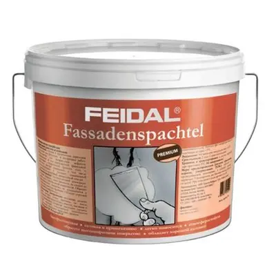 Шпатлевка Fassadenspachtel акриловая  4кг для фасадных и внутренних  работ