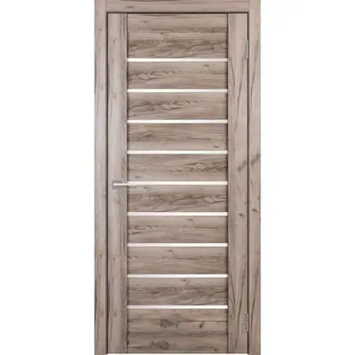 Дверь ТANDOOR У-9 Крафт серый 800х2000мм ДО стекло матовое