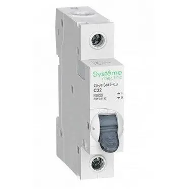 Выключатель автоматический 1-пол. 32А С 4,5кА Schneider SE City9 Set  С9F34132