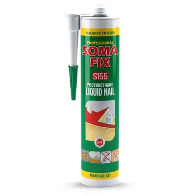 Клей Жидкие гвозди Soma Fix полиуретановая основа, бежевый 300мл