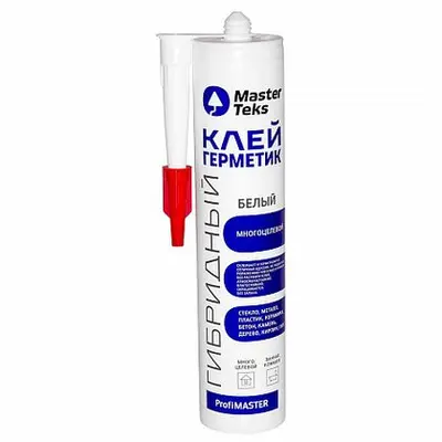 Клей Жидкие гвозди ProfiMaster 350 кг/м.кв. ультрафикс белый 540г