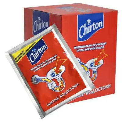 Ср-во д/прочистки труб Chirton (для горячей воды)  80г