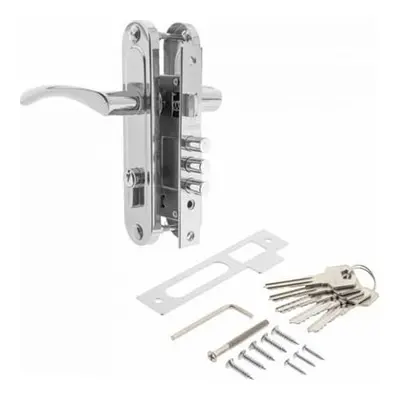 Замок Аверс врезной с ручкой и цилиндром 1023/60 CR