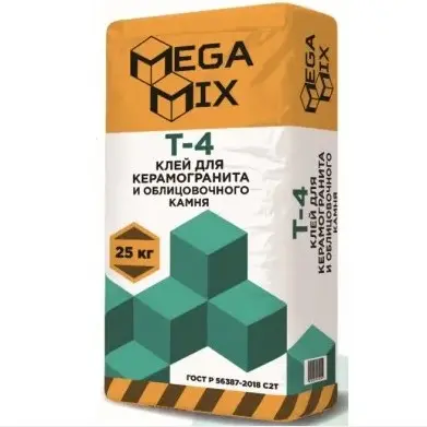 Клей MEGA-MIX T-4 для керамогранита  25кг