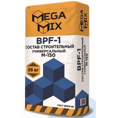 Смесь MEGA-MIX BPF-1 M-150 строительная универсальная 25кг