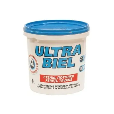 Краска Ultra Biel для интерьеров моющаяся силиконовая  5,5кг
