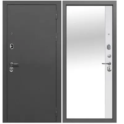 Дверь FERRONI /860/ Тайга 9 см Зеркало Правая