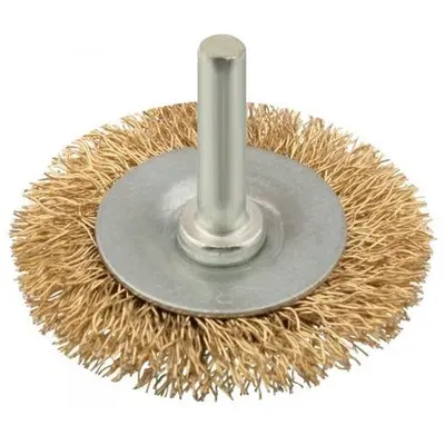 Корщетка "Колесо"  75мм, волнистая