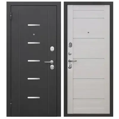 Дверь FERRONI /860/ Гарда 7,5 Муар Лиственница беж Царга Левая