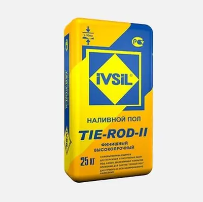 Смесь IVSIL TIE-ROD- II для пола цементная финишная, 25кг