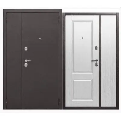 Дверь FERRONI /1200/ Тайга 7см Белый клен Левая