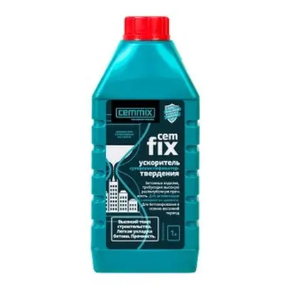 Добавка CemFix ускоритель набора прочности  1л