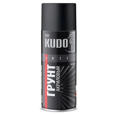 Грунт KUDO акриловый черный 520мл