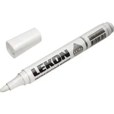 Маркер Lekon Extra White белый