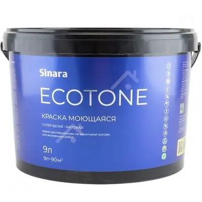 Краски SINARA Ecotone фасадная База А 1,8л