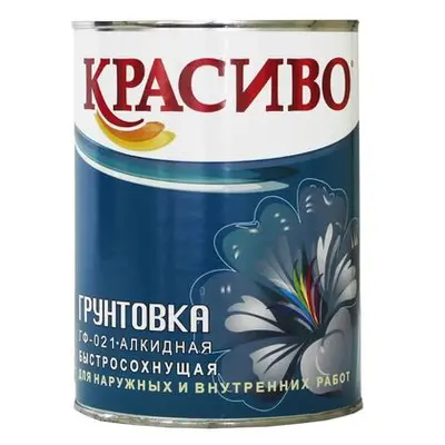 Грунт РАСКРАС ГФ-021 серый 0,8 кг