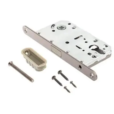 Замок врезной deadbolt 101 (кл/верт) 3 ключа Никель