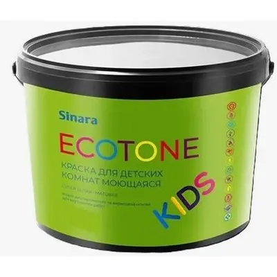 Краски SINARA Ecotone Kids База А 9л