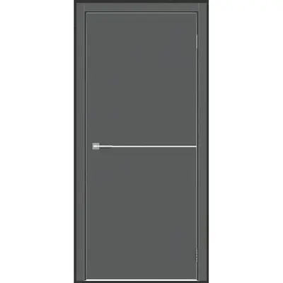 Дверь ТANDOOR 522/6 ПЭТ 800х2000мм Графит ДГ