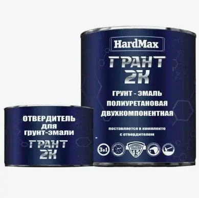 Грунт-эмаль Гранд HardMax оконный серый 2,19 кг