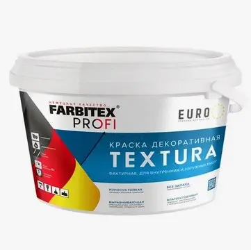 Краска FARBITEX PROFI акриловая декоративная фактура Textura 15кг